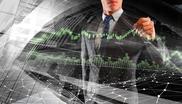 Trader analyzing charts during market crisis showing psychological pressure and decision-making challenges