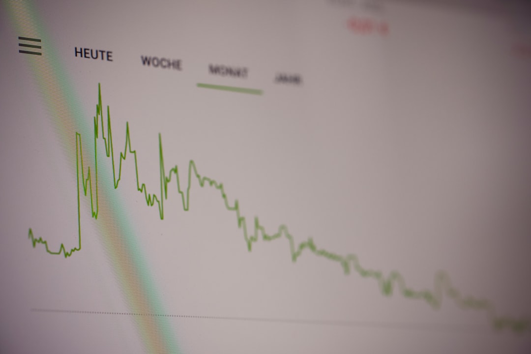 Financial charts showing inflation and recession impact on currency trading markets