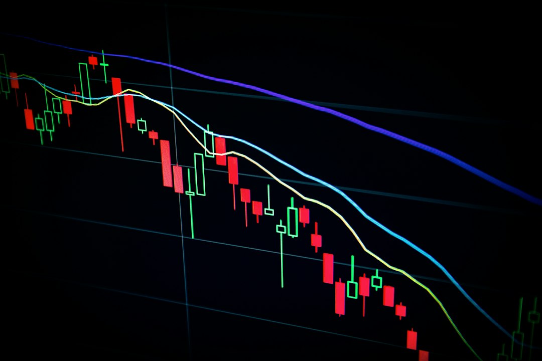 Financial charts showing bear market trends in forex and stock trading comparison
